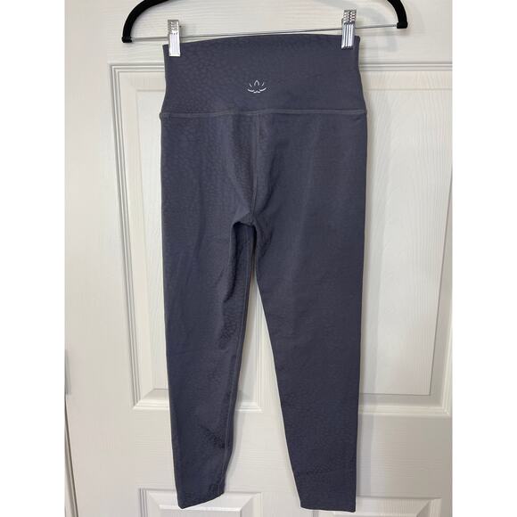 Beyond Yoga High Waist Grey Two Tone Legging XS Gym Workout Sporty Fitness - Picture 3 of 6